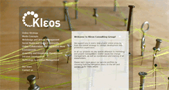 Desktop Screenshot of kleosgroup.com