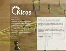 Tablet Screenshot of kleosgroup.com